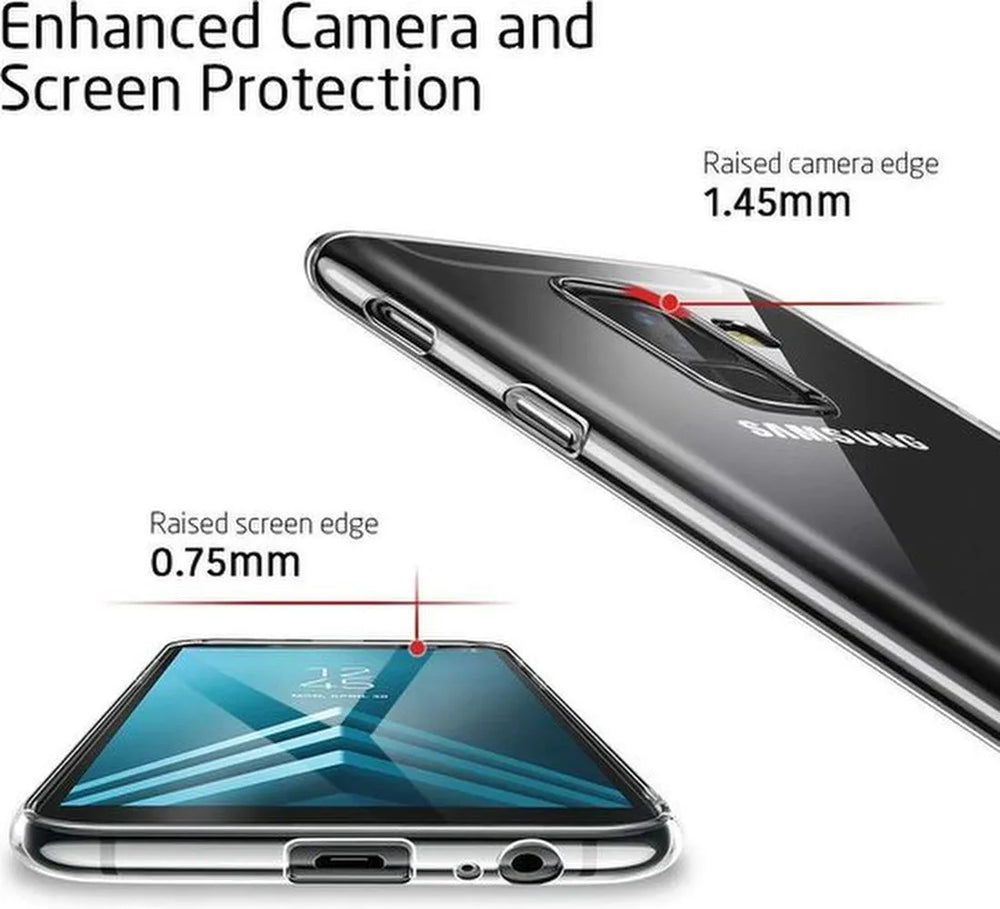 Samsung Galaxy A6 Plus 2018 Hoesjes – Siliconen Backcover – Soft Touch – Transparant-Ilumina Benelux