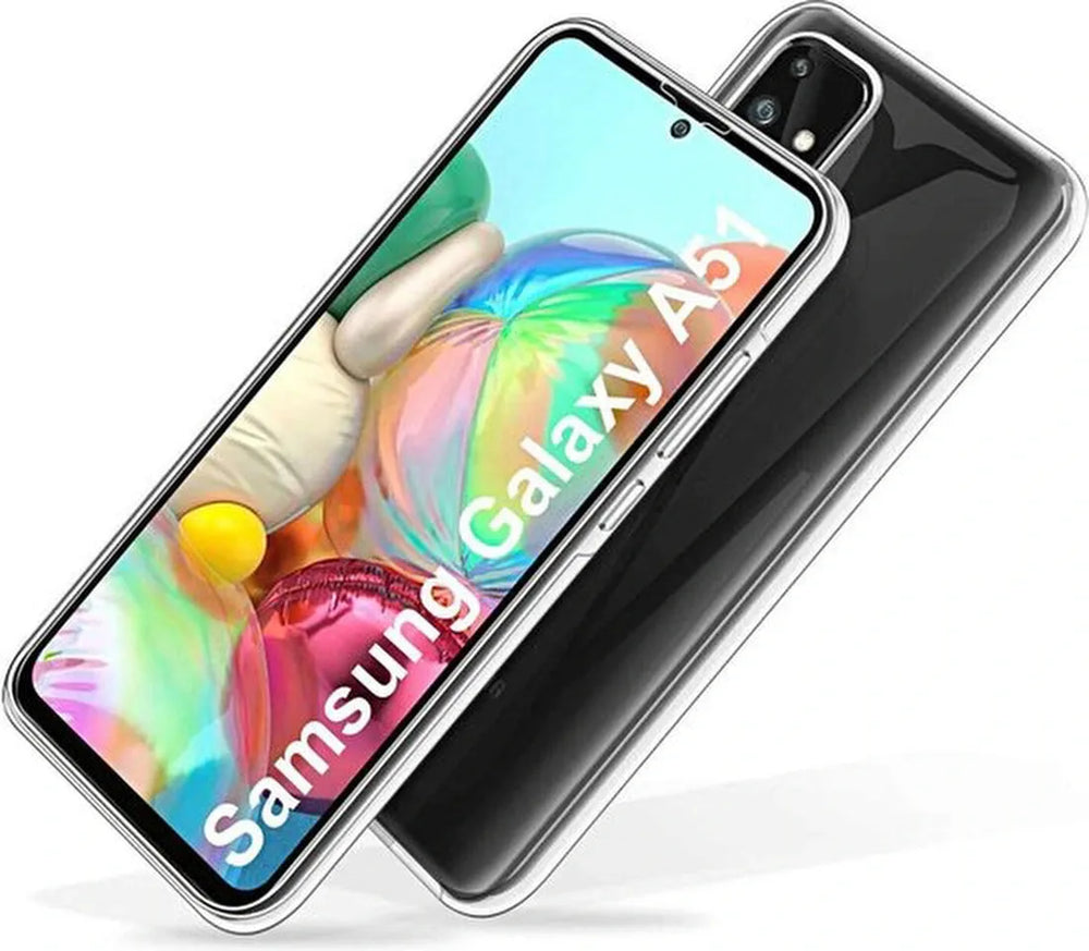 Samsung Galaxy A51 Hoesjes – Dubbelzijdig 360° Full Cover – Transparant – Beschermhoes – Helder Transparant-Ilumina Benelux