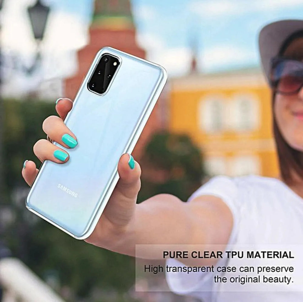 Samsung Galaxy S20 Plus Hoesjes – Dubbelzijdig 360° Full Cover – Transparant – Schokbestendig – Helder Transparant-Ilumina Benelux