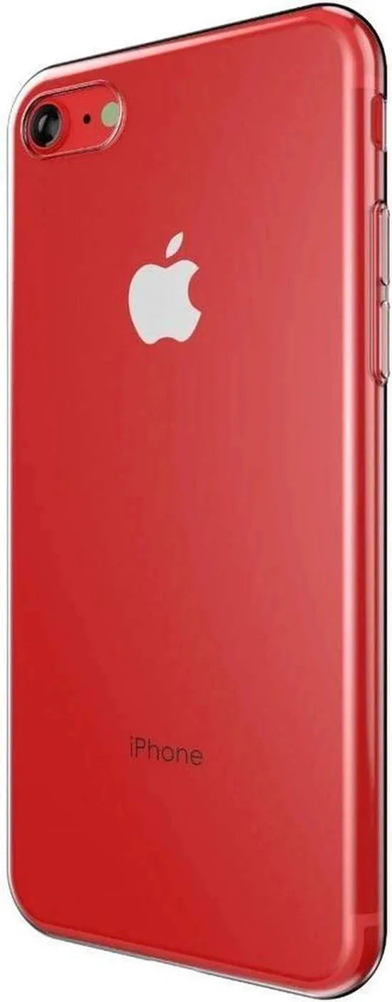 iPhone 7 Plus/8 Plus Hoesjes – Soft TPU Siliconen Backcover – 2x Gehard Glas Screenprotector – Transparant-Ilumina Benelux
