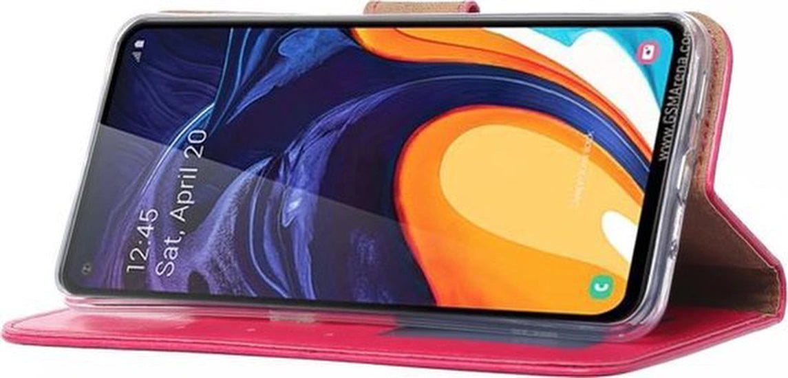 Samsung Galaxy M40 Hoesjes – Bookcase Portemonnee Hoes – Pasjeshouder – Magneetsluiting – Roze