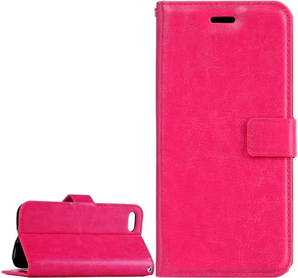 iPhone SE 2020/7/8 Hoesjes – Bookcase Portemonnee Hoes – Pasjeshouder – Magneetsluiting – Roze-Ilumina Benelux