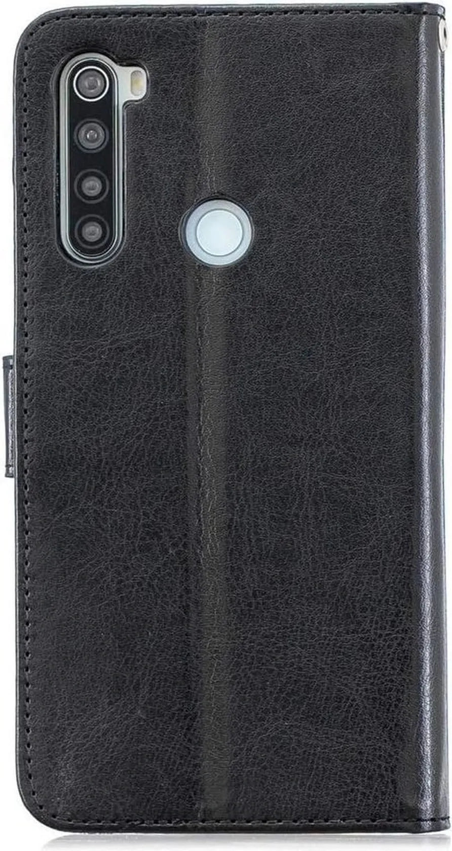 Xiaomi Redmi Note 8 Pro Hoesjes – Bookcase Portemonnee – Pasjeshouder – Magneetsluiting – Zwart-Ilumina Benelux