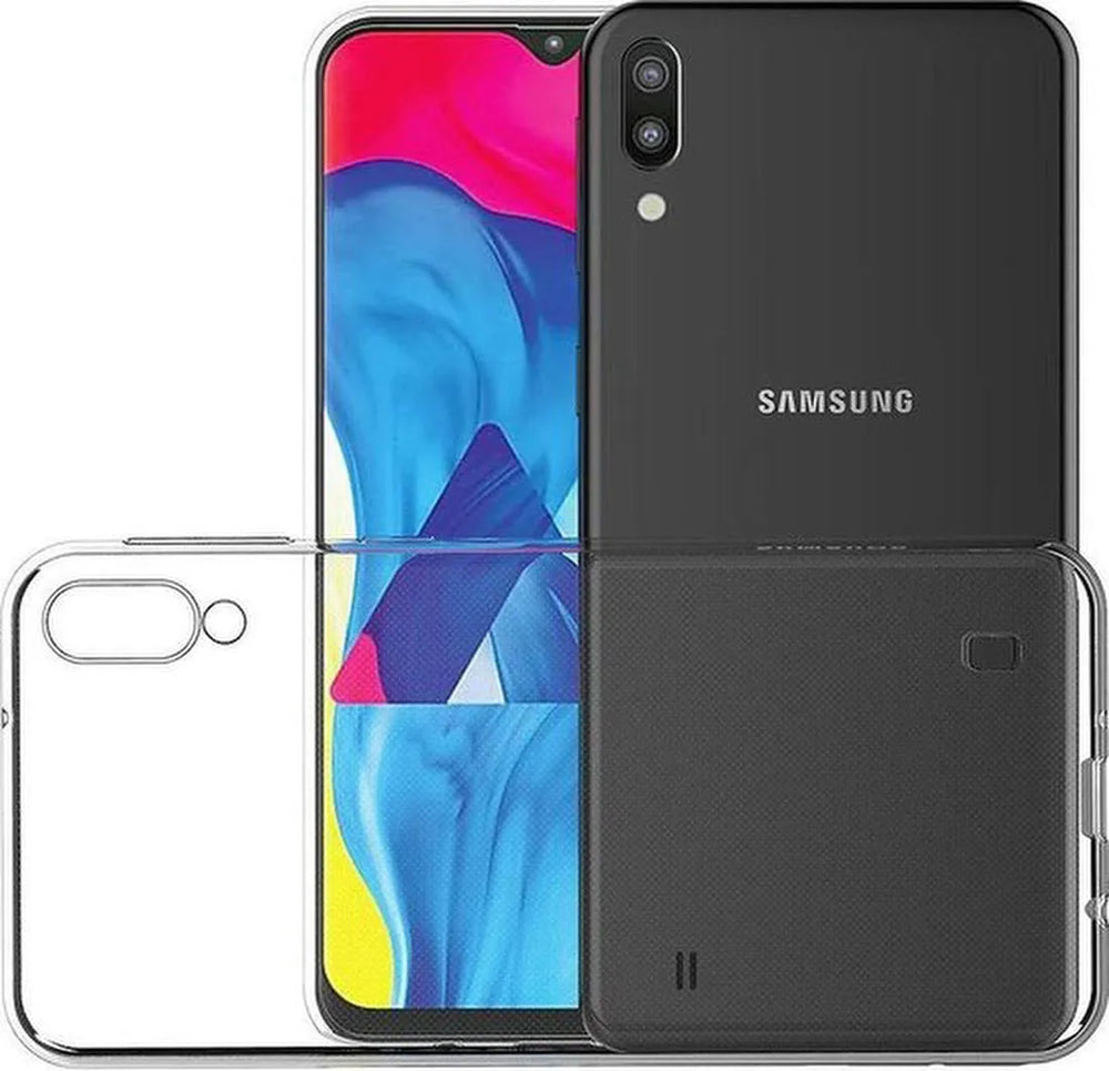 Samsung Galaxy M10 Hoesjes – Siliconen Backcover – Soft Grip – Transparant-Ilumina Benelux