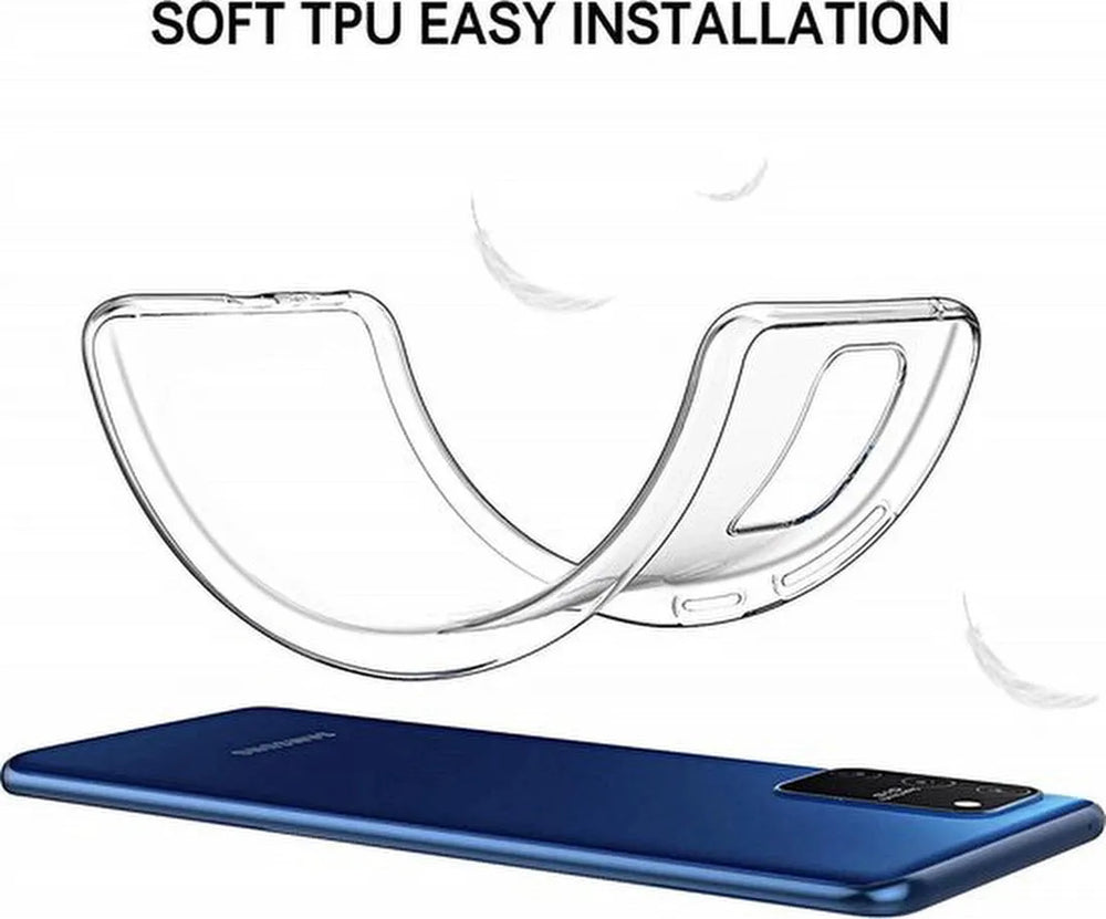 Samsung Galaxy Note 10 Lite Hoesjes – TPU Siliconen Backcover – Inclusief 2x Gehard Glas Screenprotector – Transparant-Ilumina Benelux