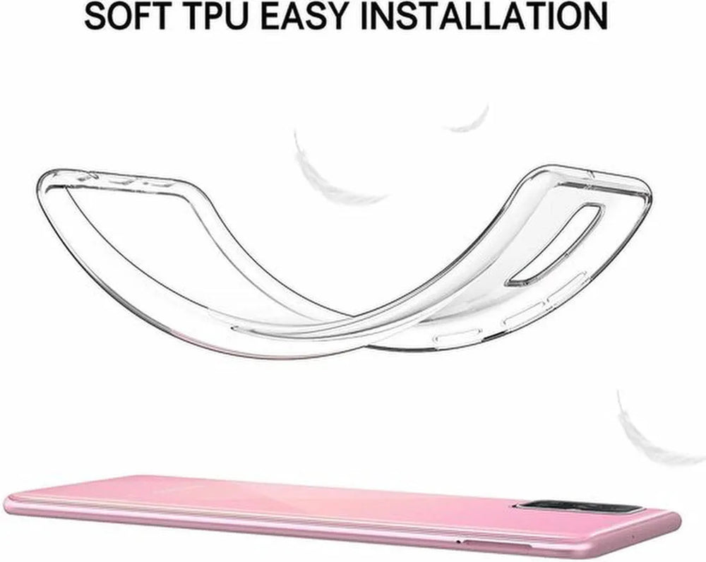 Samsung Galaxy A71 Hoesjes – Siliconen Backcover – Schokbestendig – Transparant-Ilumina Benelux