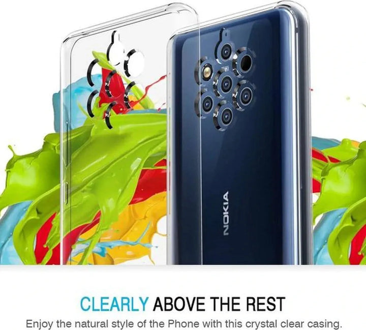 Nokia 9 PureView Hoesjes – Siliconen Backcover – Transparant – Flexibel – Anti Kras-Ilumina Benelux