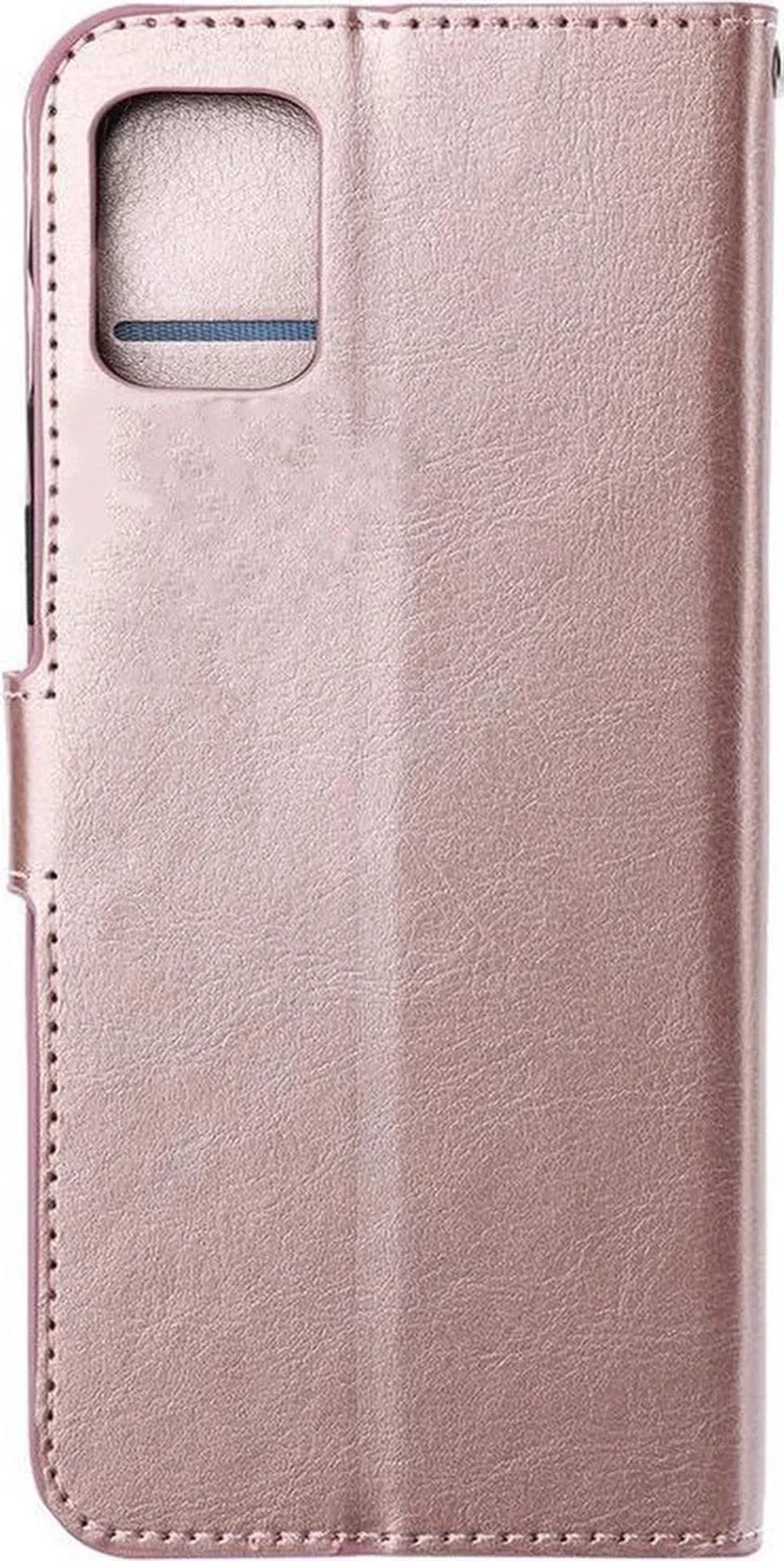 Samsung Galaxy A41 Hoesjes – Portemonnee Hoes – Bookcase met Pasjeshouder – Magneetsluiting – Roségoud-Ilumina Benelux