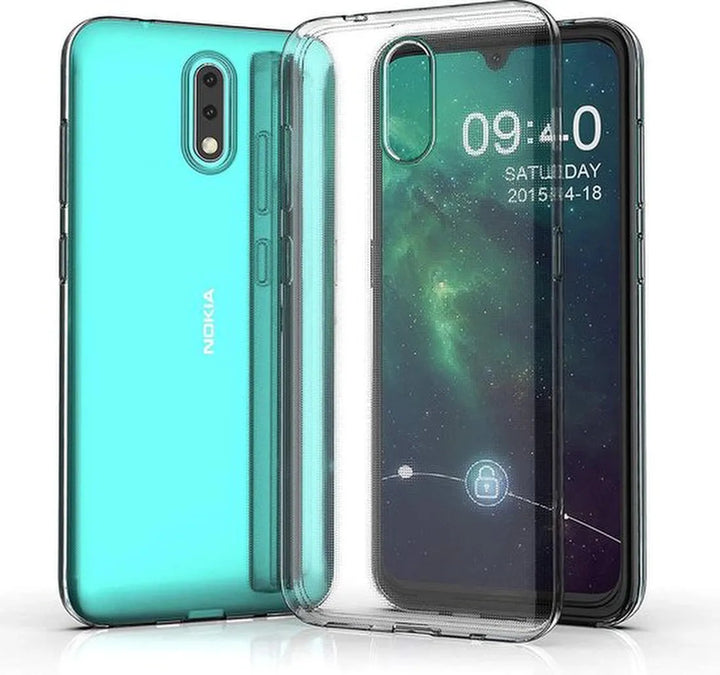 Nokia 2.3 Hoesjes – Siliconen Backcover – Transparant – Flexibel – Schokbestendig-Ilumina Benelux