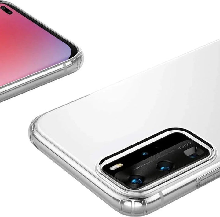 Huawei P40 Hoesjes – Siliconen Backcover – Transparant – Flexibel – Anti Kras-Ilumina Benelux