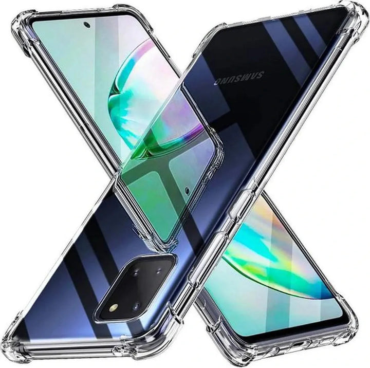 Samsung Galaxy Note 10 Lite Hoesjes – Siliconen Backcover – Schokbestendig – Transparant-Ilumina Benelux
