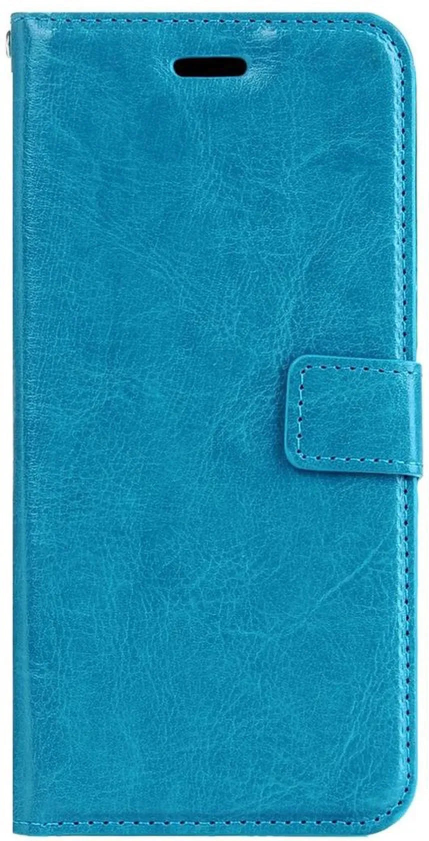 iPhone 5/5C/5S/SE Hoesjes – Bookcase Portemonnee Hoes – Pasjeshouder – Magneetsluiting – Turquoise-Ilumina Benelux