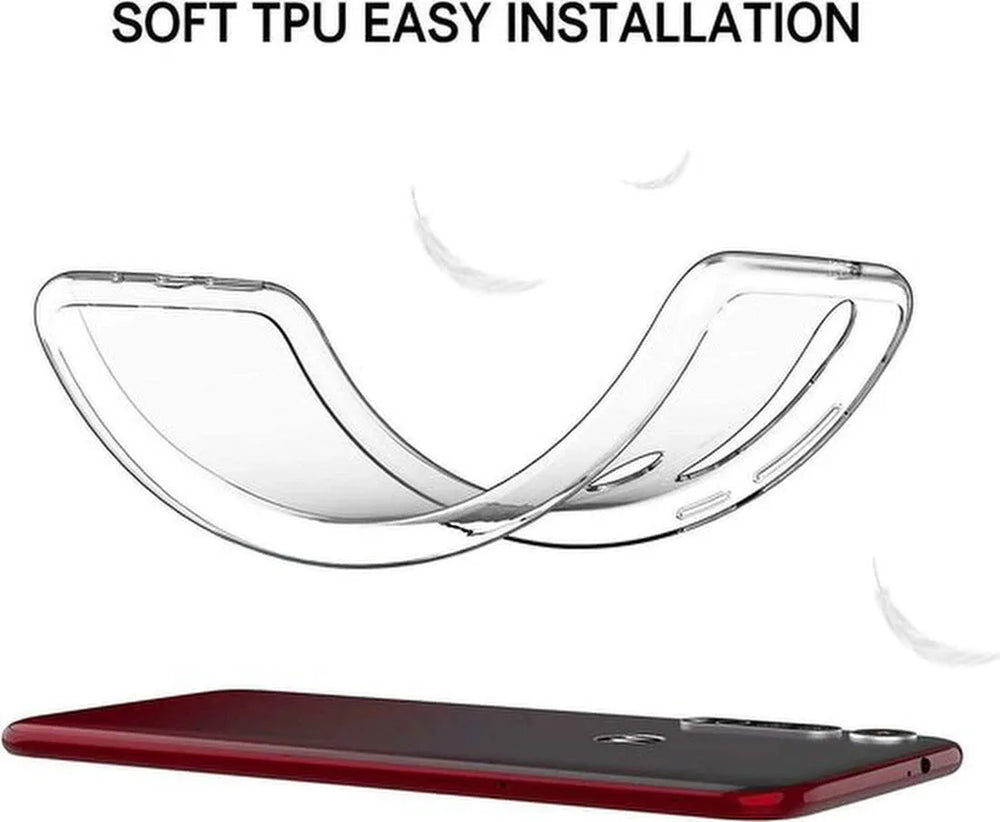 Motorola Moto G8 Plus Hoesjes – Siliconen Backcover – Transparant – Flexibel – Anti Kras-Ilumina Benelux