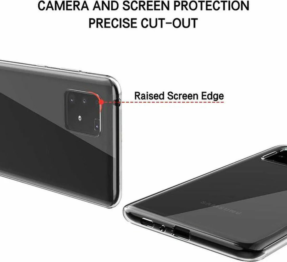 Samsung Galaxy S10 Lite Hoesjes – Siliconen Backcover – Soft Touch – Transparant-Ilumina Benelux