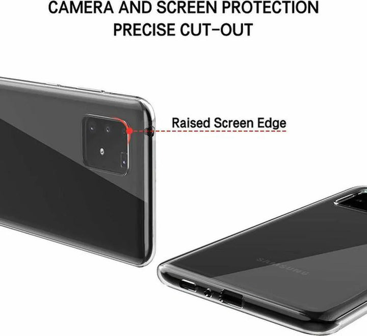 Samsung Galaxy S10 Lite Hoesjes – Siliconen Backcover – Soft Touch – Transparant-Ilumina Benelux
