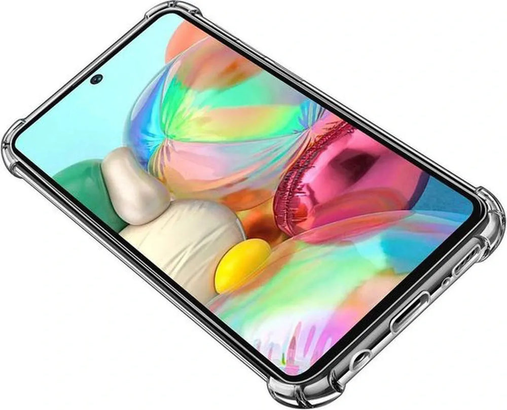 Samsung Galaxy A51 Hoesjes – Siliconen Backcover – Schokbestendig – Transparant-Ilumina Benelux
