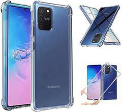 Samsung Galaxy A91 Hoesjes – Siliconen Backcover – Schokbestendig Anti-Shock – Transparant
