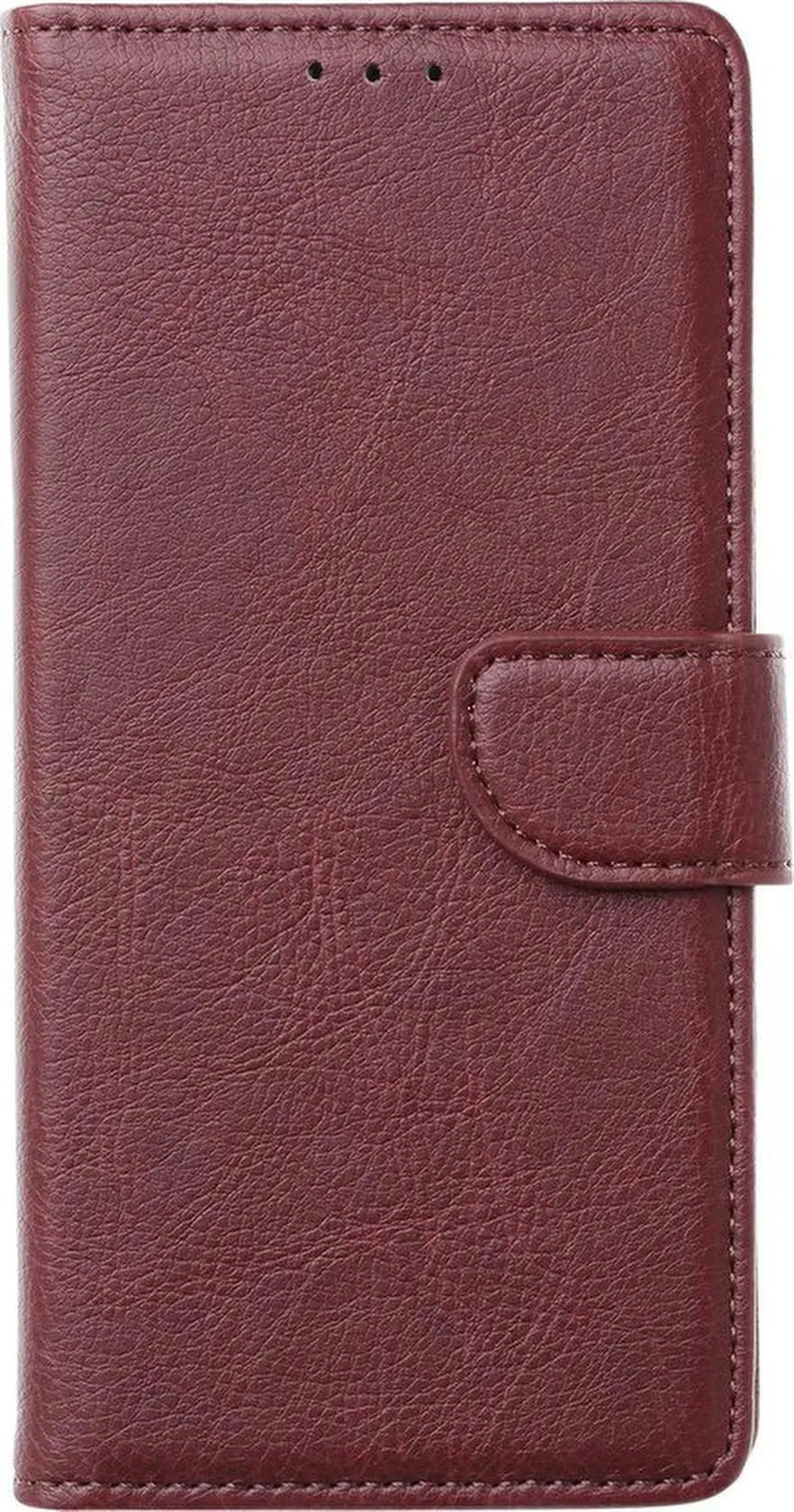 Samsung Galaxy A11 Hoesjes – Portemonnee Hoes – Pasjeshouder – Magneetsluiting – Bordeaux-Ilumina Benelux