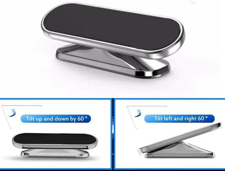 Telefoonhouder auto – Magnetische Autohouder – 360° Draaibaar – Sterke Magneet – Zwart-Ilumina Benelux