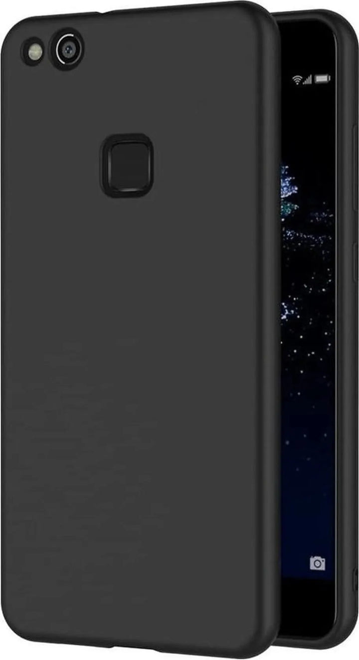 Huawei P10 Lite Hoesjes – Siliconen Backcover – Soft TPU – Schokbestendig – Zwart-Ilumina Benelux