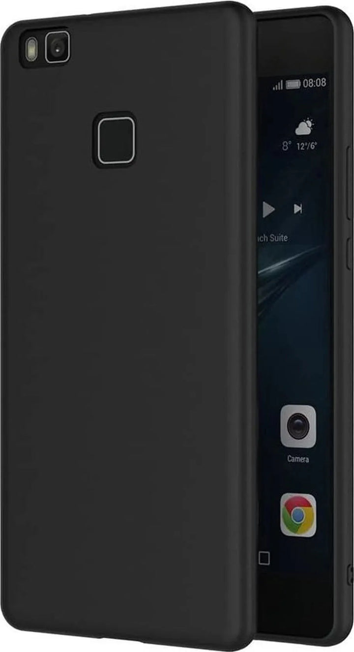 Huawei P9 Lite 2016 Hoesjes – Siliconen Backcover – Soft TPU – Schokbestendig – Zwart-Ilumina Benelux