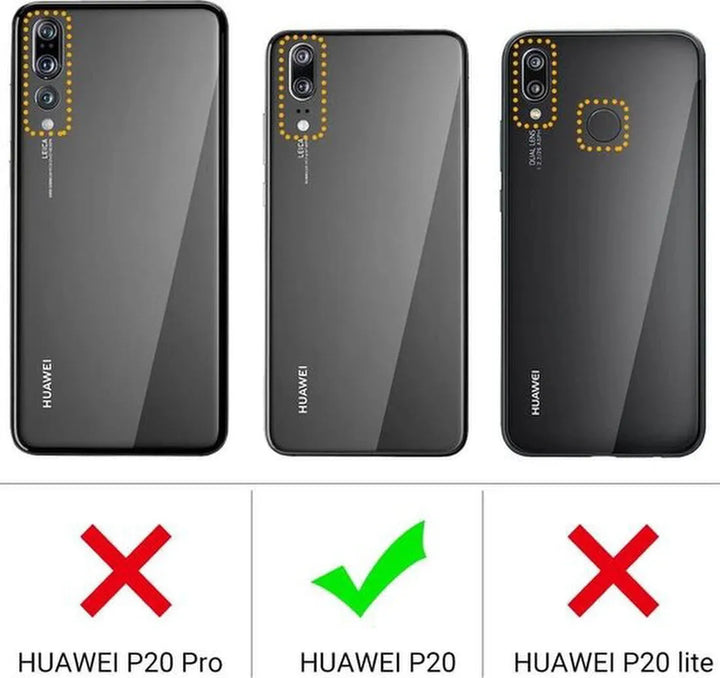 Huawei P20 Hoesjes – Siliconen Backcover – Soft TPU – Schokbestendig – Zwart-Ilumina Benelux