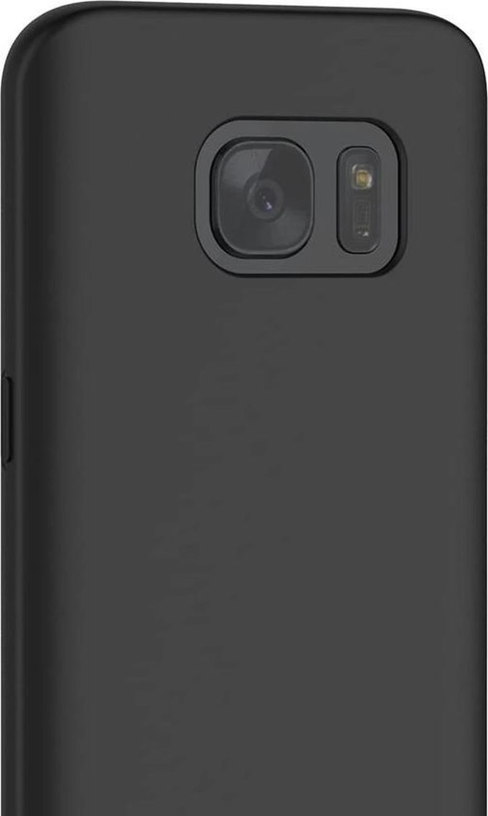 Samsung Galaxy S7 Edge Hoesjes – Siliconen Backcover – Soft Touch – Schokbestendig – Zwart