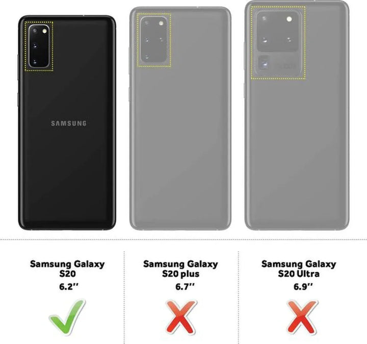Samsung Galaxy S20 Hoesjes – Siliconen Backcover – Soft Touch – Schokbestendig – Zwart-Ilumina Benelux