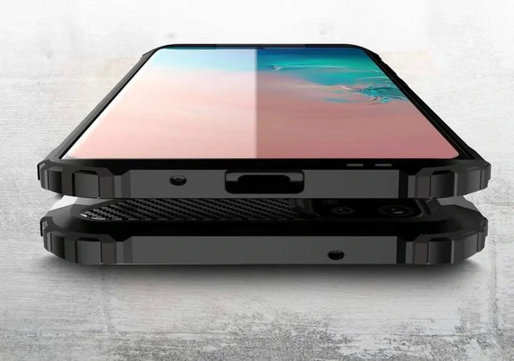 Samsung Galaxy S20 Plus Hoesjes – Armor Hybrid Backcover – Schokbestendig – Roségoud-Ilumina Benelux