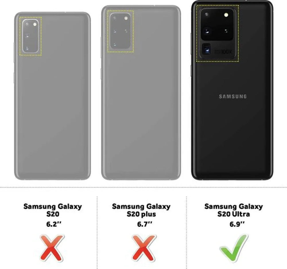 Samsung Galaxy S20 Ultra Hoesjes – Siliconen Backcover – Soft Touch – Schokbestendig – Zwart-Ilumina Benelux