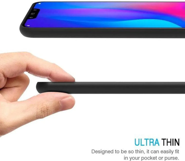 Huawei P Smart Plus 2019 Hoesjes – Siliconen Backcover – Soft TPU – Zwart-Ilumina Benelux