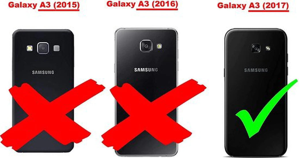 Soft Backcover Hoesje Geschikt voor: Samsung Galaxy A3 2017 - Silicone - Zwart