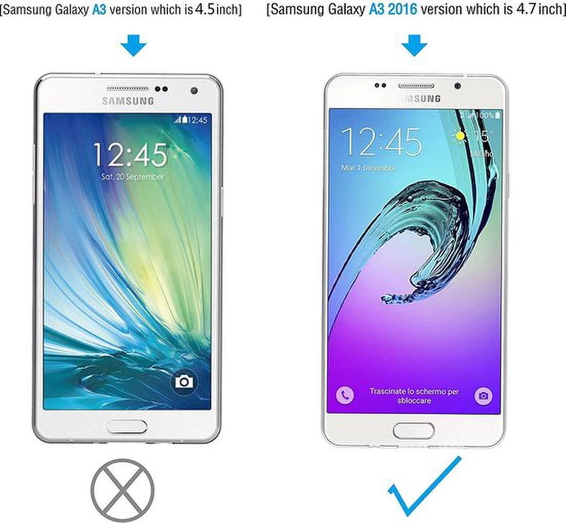 Soft Backcover Hoesje Geschikt voor: Samsung Galaxy A3 2016 - Silicone - Transparant