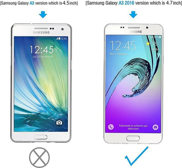 Samsung Galaxy A3 2016 Hoesjes – Siliconen Backcover – Soft Touch – Transparant-Ilumina Benelux
