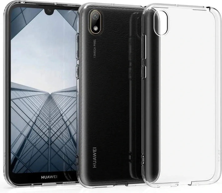 Huawei Y5 2019 Hoesjes – Siliconen Backcover – Transparant – Flexibel – Anti Kras-Ilumina Benelux