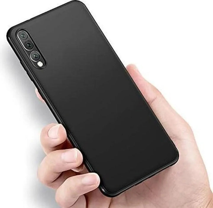 Huawei P20 Pro Hoesjes – Siliconen Backcover – Softcase – Zwart-Ilumina Benelux