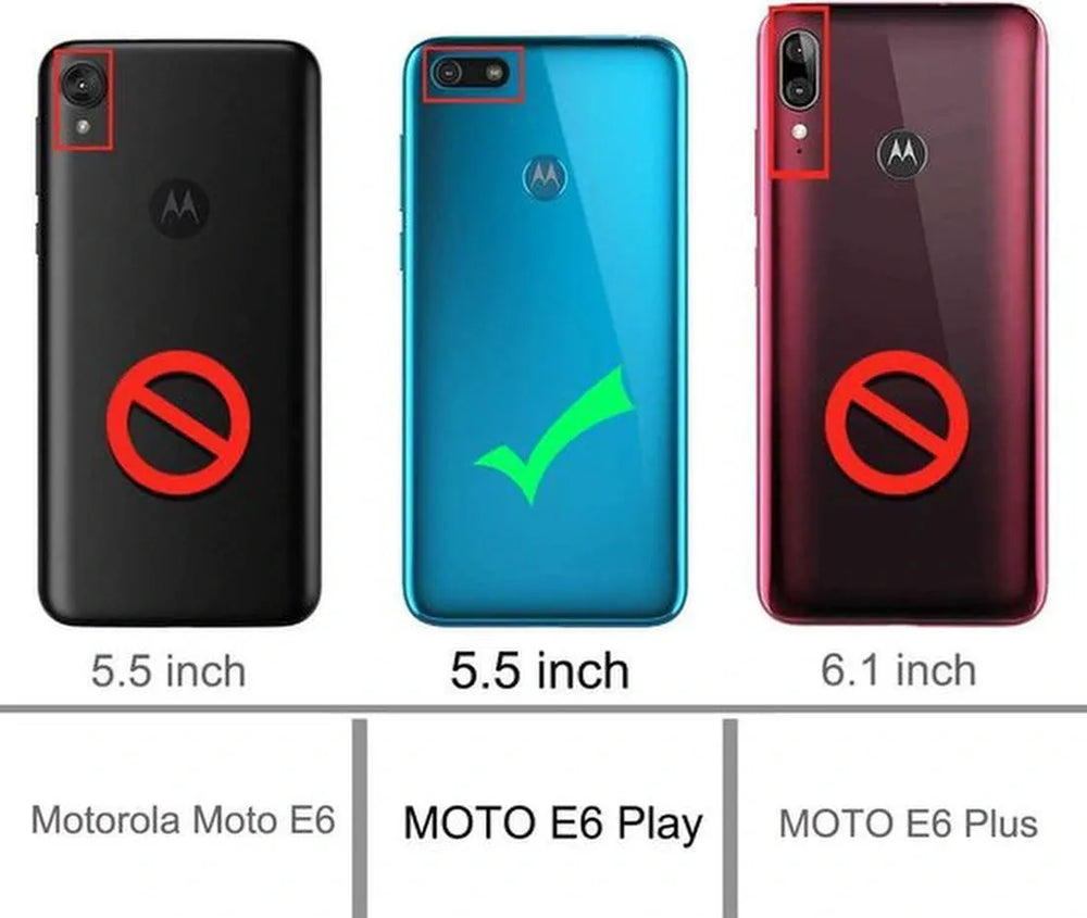 Motorola Moto E6 Play Hoesjes – Siliconen Backcover – Schokbestendig Anti-Shock – Transparant-Ilumina Benelux