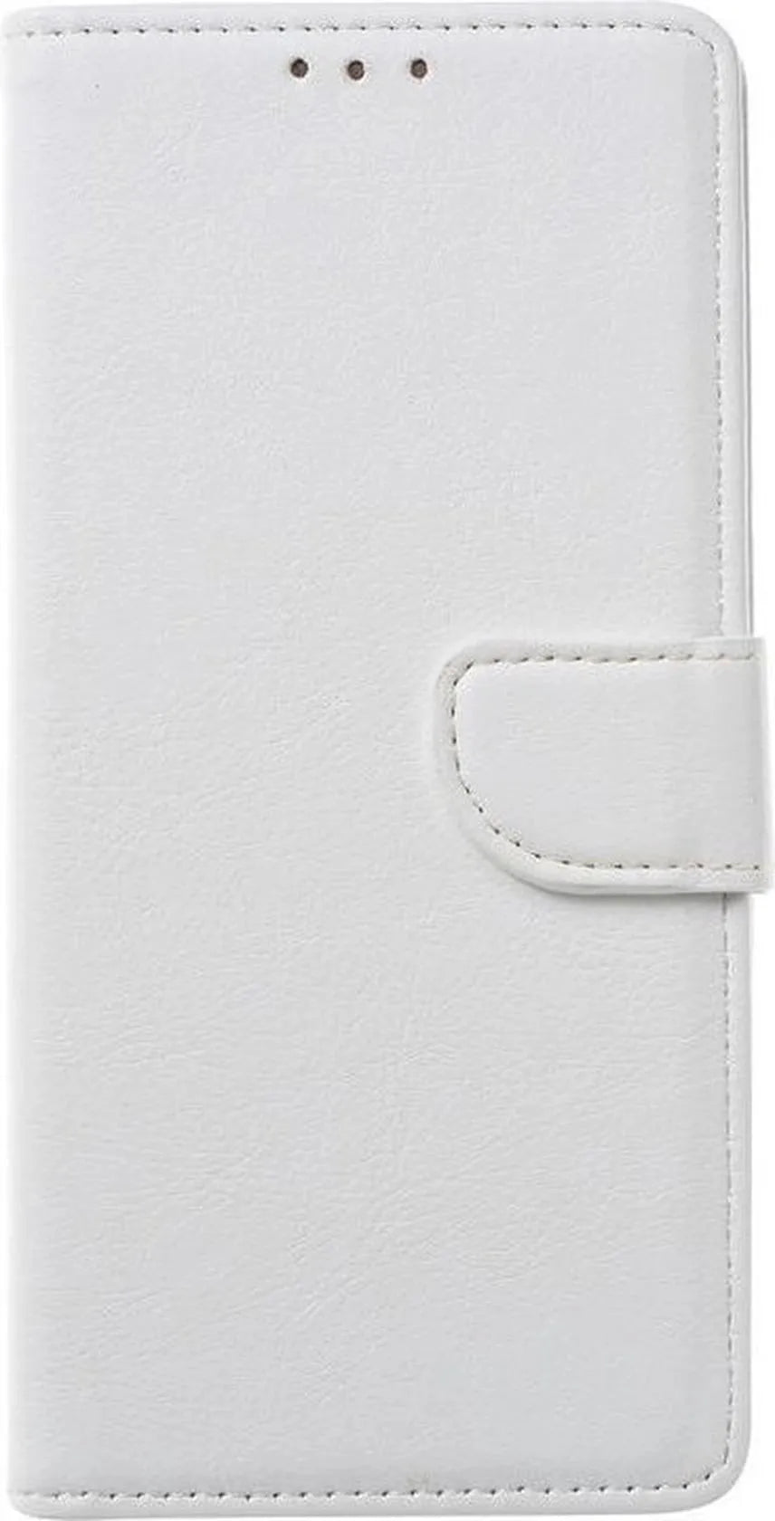 Samsung Galaxy M21 Hoesjes – Portemonnee Hoes – Pasjeshouder – Magneetsluiting – Wit-Ilumina Benelux