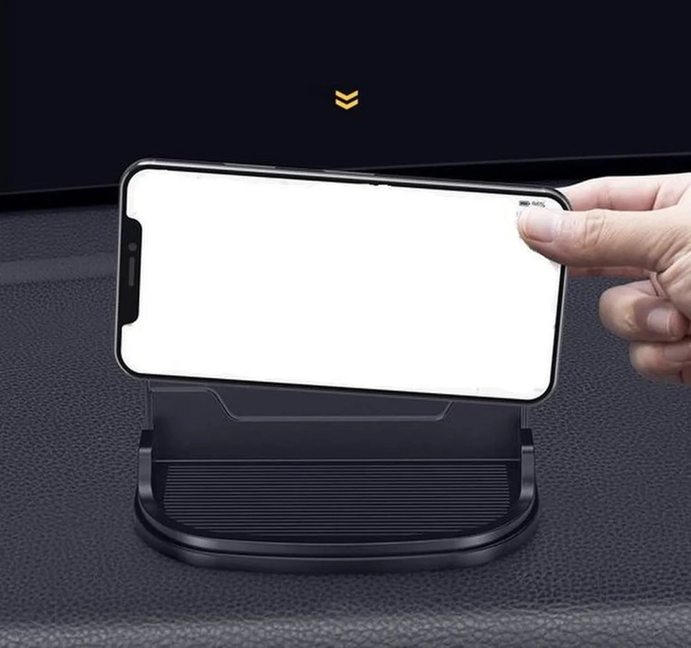 Telefoonhouder auto – Antislip Dashboard Mat – Sticky Pad voor Smartphone & Munten – YB988 – Zwart-Ilumina Benelux