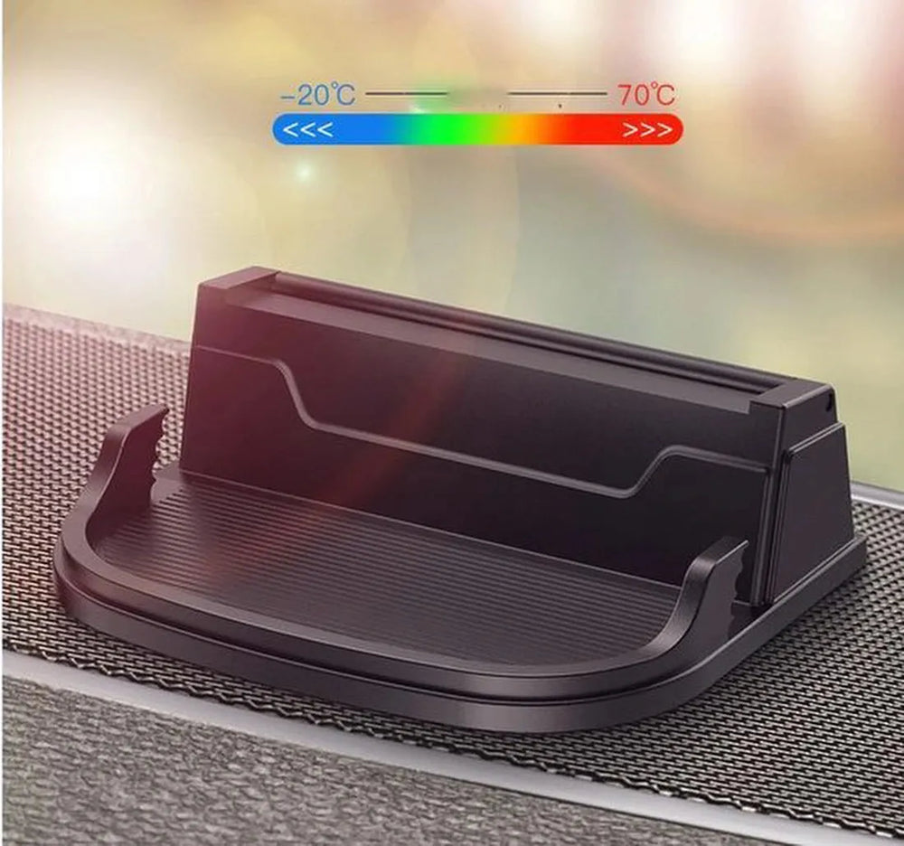 Telefoonhouder auto – Antislip Dashboard Mat – Sticky Pad voor Smartphone & Munten – YB988 – Zwart-Ilumina Benelux