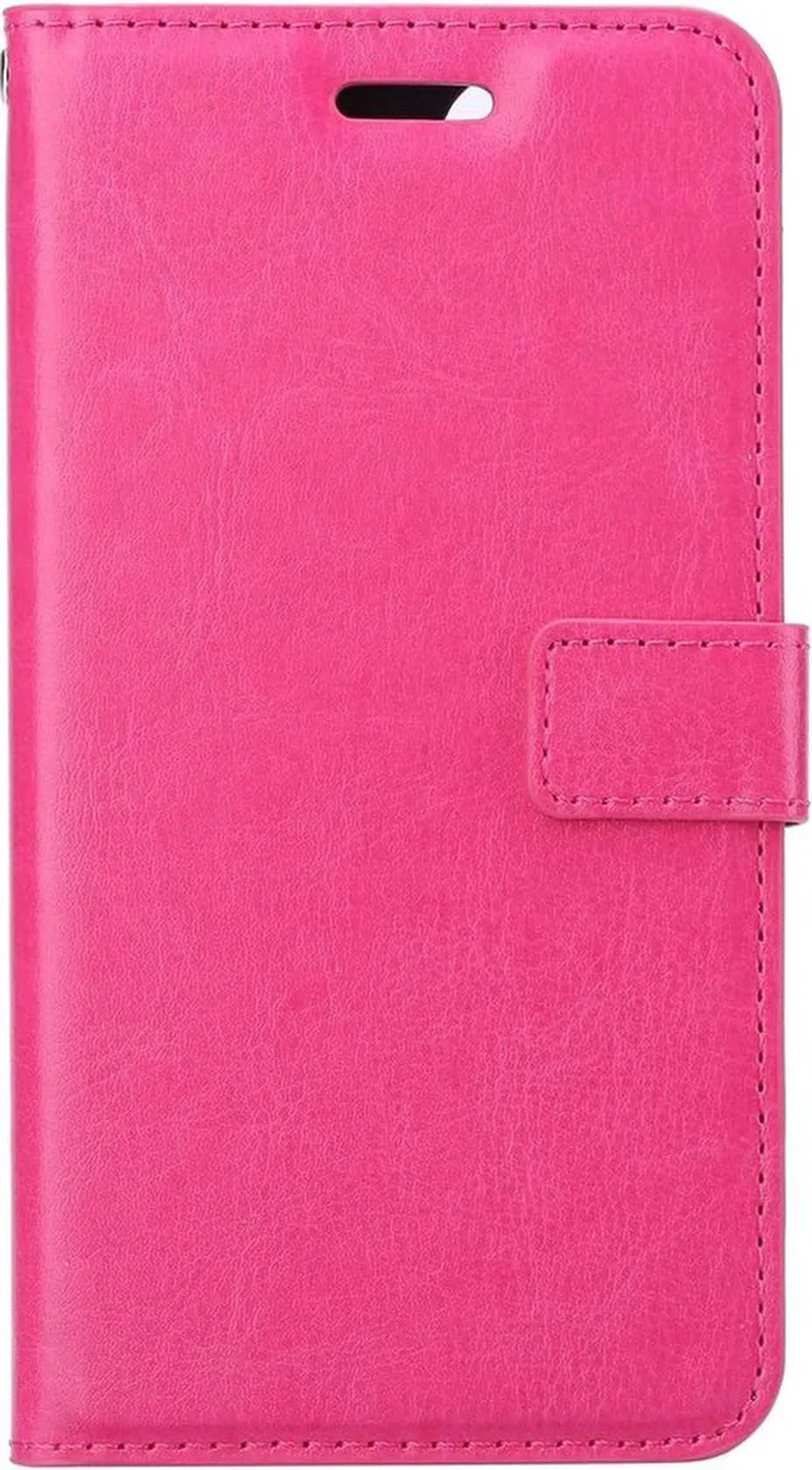 iPhone 12 Pro Max Hoesjes – Portemonnee Hoes – Pasjeshouder – Magneetsluiting – Roze-Ilumina Benelux