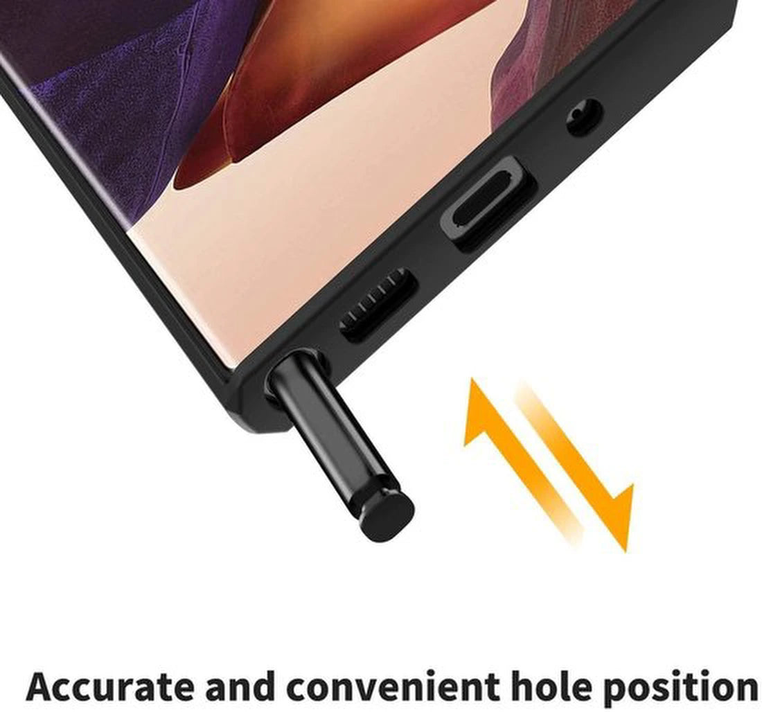 Samsung Galaxy Note 20 Ultra Hoesjes – Siliconen Backcover – Soft Silicone – Zwart