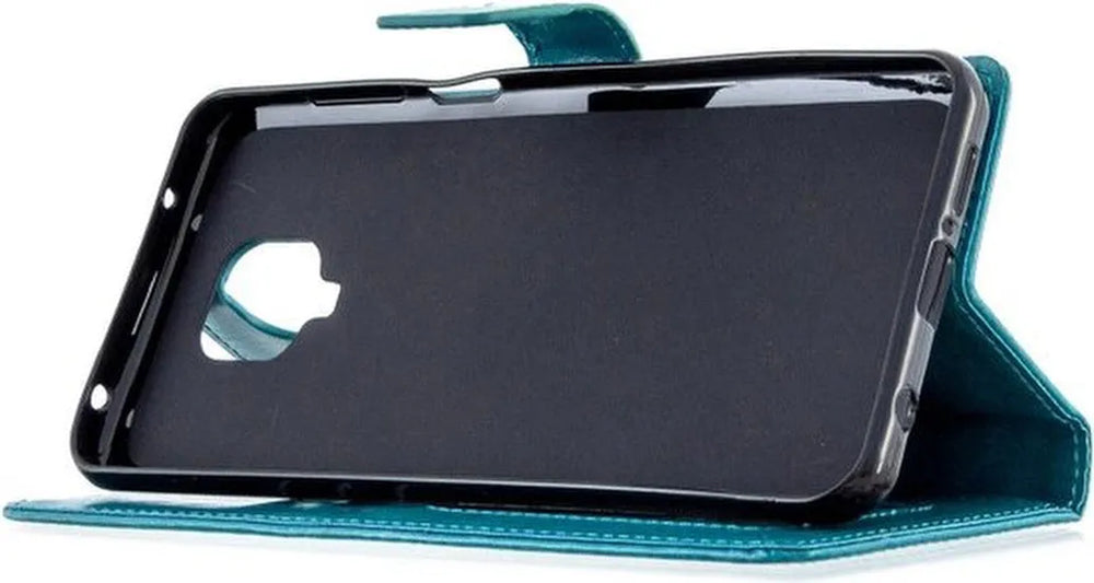 Xiaomi Redmi Note 9 Pro/9S Hoesjes – Bookcase Portemonnee Hoes – Pasjeshouder – Magneetsluiting – Turquoise-Ilumina Benelux