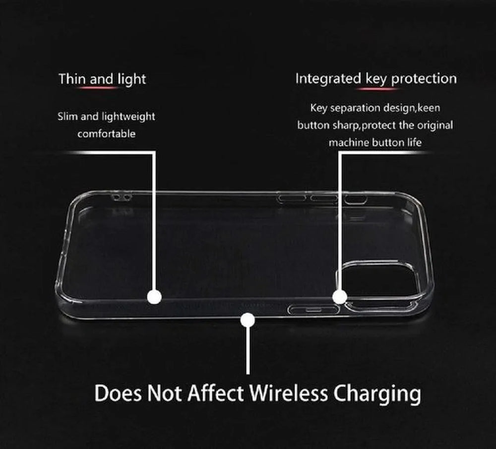 iPhone 12 Mini Hoesjes – Siliconen Backcover – Soft Silicone – Transparant-Ilumina Benelux