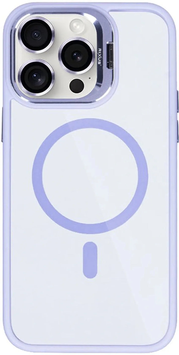 iPhone 12 Pro Max Hoesjes – Rixus Classic 03 Backcover – MagSafe – Schokbestendig – Lichtpaars-Ilumina Benelux