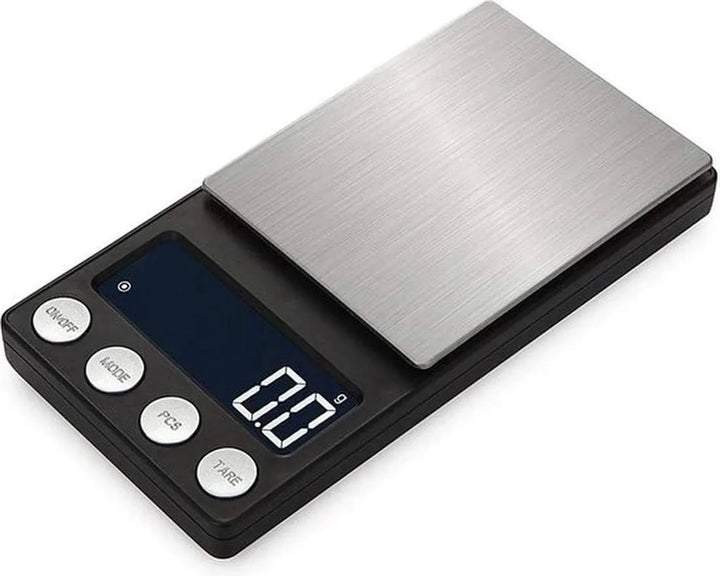 Digitale zakweegschaal voor sieraden – 0,01g precisie 100g/200g – LCD display – Auto-tarra – Pocket formaat-Ilumina Benelux