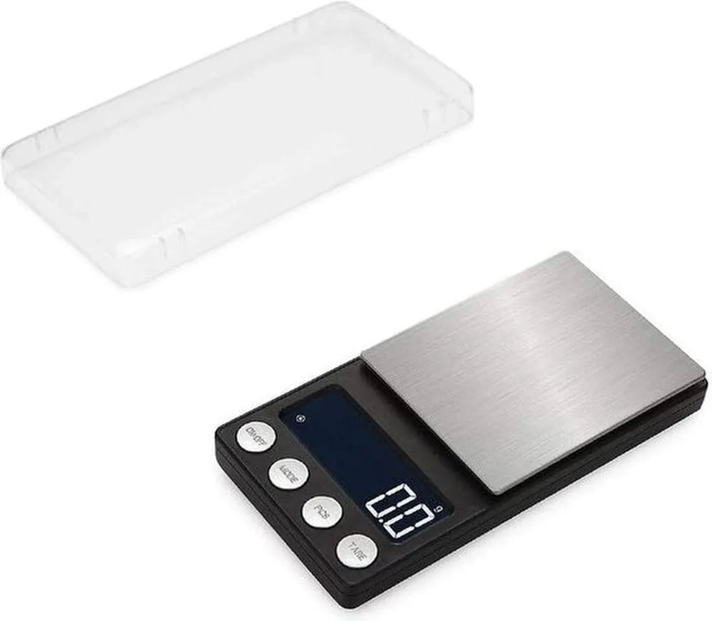 Digitale zakweegschaal voor sieraden – 0,01g precisie 100g/200g – LCD display – Auto-tarra – Pocket formaat-Ilumina Benelux