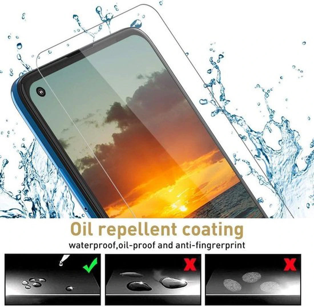 Screenprotector - Geschikt voor Motorola Moto G8 Power - 9H Glas (3-Pack)