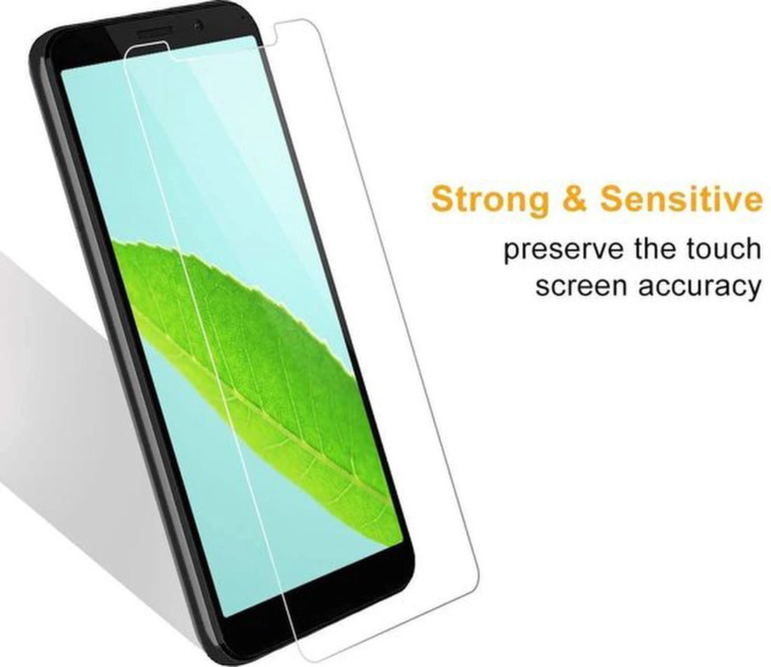 Screenprotector – Geschikt voor Motorola Moto E6 Play – Gehard Glas 9H – Anti-kras – 3-Pack Transparant