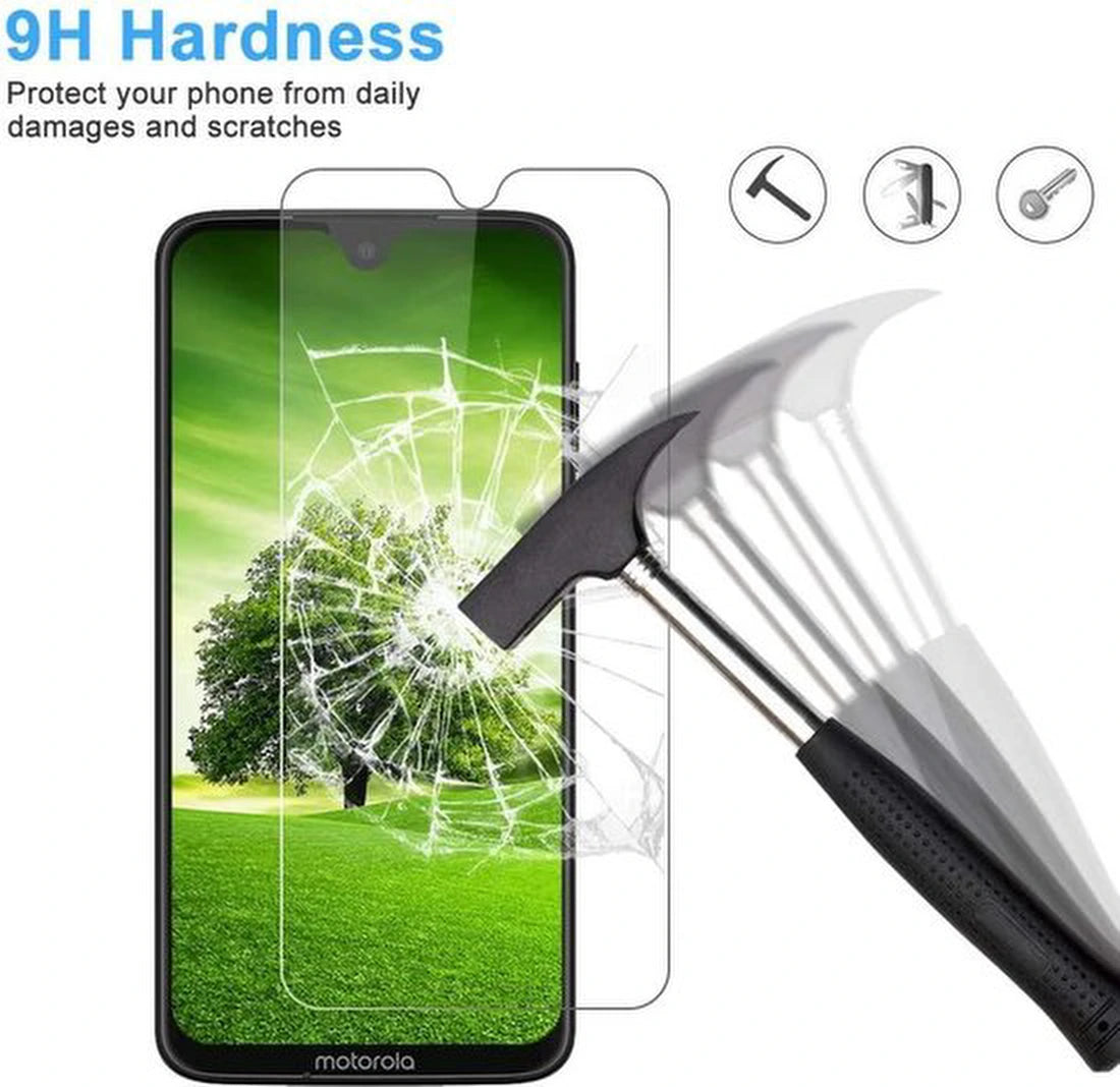 Screenprotector - Geschikt voor Motorola Moto G7 Power - 9H Glas (2-Pack)